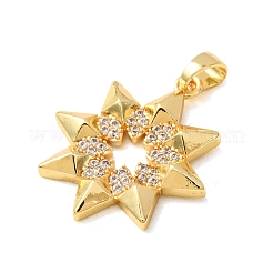 Messing Strass Anhänger&nbsp;RB-CBA2C2D-02G
