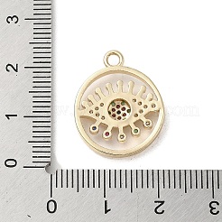Latón micro pavimenta claro colgantes de circonio cúbico&nbsp;KK-M275-35G