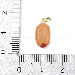 Ciondoli smaltato in ottone&nbsp;KK-Z144-01G-01