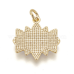 Pendentifs d'émail en laiton &nbsp;KK-L185-05G