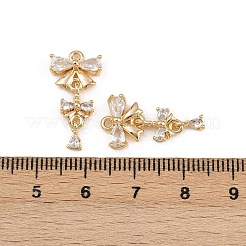 Ottone micro spianare pendenti zirconi&nbsp;KK-C115-09G