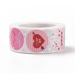 Valentinstag runde Papieraufkleber&nbsp;LS-DIY-I107-03A