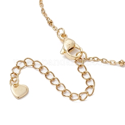 Realizzazione di braccialetti a catena satellitare in acciaio inossidabile 304&nbsp;AJEW-JB01298-01