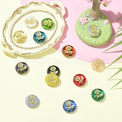 14pcs 14 Arten handgemachte Bunte Malerei-Perlen&nbsp;LAMP-CJ0002-61