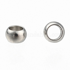 Perles à écraser en acier inoxydable 304 anti-ternissement&nbsp;X-STAS-R065-31