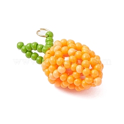 Mango-Anhänger aus Glasperlen&nbsp;PALLOY-MZ00893-01