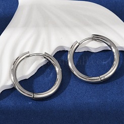 Accesorios para pendientes de aro huggie de acero inoxidable 201 resistentes al deslustre&nbsp;X-STAS-F149-33P-A