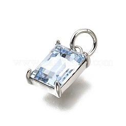 Messing Glas Anhänger / charms&nbsp;KK-V011-36P-B