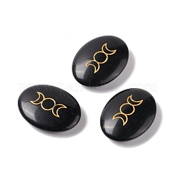Natürliche Obsidian-Heilmassage-Palmensteine&nbsp;G-E579-03D