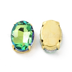 Rhinestone ovalados para coser&nbsp;DIY-E062-06G-B01
