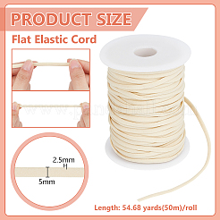 Cordón elástico plano de 50 m&nbsp;OCOR-BC0009-54C
