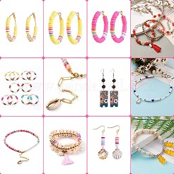 Kit di gioielli fai da te perline heishi&nbsp;DIY-SZ0001-02-4mm