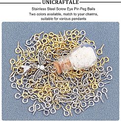 200 Stück 2 Farben 304 Edelstahl SchraubKlaue StiftKlaue&nbsp;STAS-UN0034-89