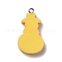Pendentifs en résine opaque&nbsp;RESI-D055-129P