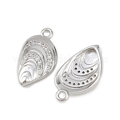 Ottone micro spianare pendenti zirconi&nbsp;KK-K407-46D-P