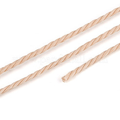 Cordon rond en polyester ciré&nbsp;YC-R135-1.5mm-01E