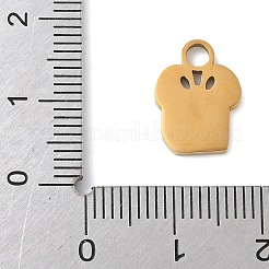 Weihnachtsmotive 304 Edelstahl Emaille Charms&nbsp;LS-STAS-K312-04G-G