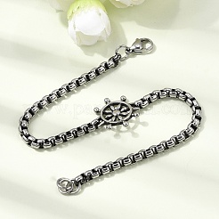 Gliederarmbänder aus 304 Edelstahl&nbsp;STAS-H263-28AS