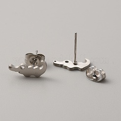 Pendientes de acero inoxidable 304 para mujer&nbsp;EJEW-TAC0010-012P
