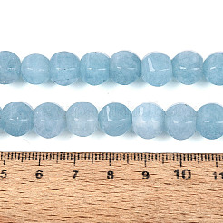 Natürliche weiße Jade perlen Stränge&nbsp;G-N359-13A-01
