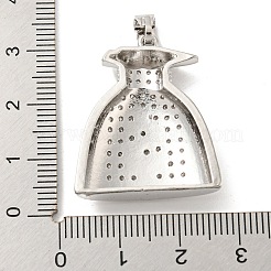 Ottone micro spianare pendenti zirconi&nbsp;KK-P250-19P