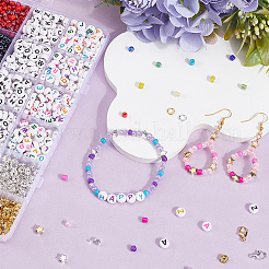 DIY-Sets zur Herstellung von Armbändern aus runden Saatperlen-Glasperlen&nbsp;DIY-SP0003-49