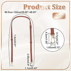 Taschenband aus Mikrofaser-Leder&nbsp;PURS-WH0005-47G-01
