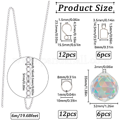 Pièces de lustre en cristal en forme de larme à faire soi-même&nbsp;DIY-SP0001-26