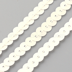 Umweltfreundliche Paillettenperlen aus Kunststoff&nbsp;PVC-Q092-6mm-1010