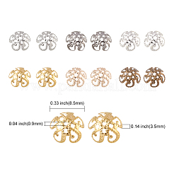 600 pz 6 colori perline di ferro a 5 petali&nbsp;IFIN-CJ0001-62