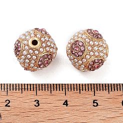 Goldener überzogener Legierung Rhinestonekorne&nbsp;FIND-E046-14G-01