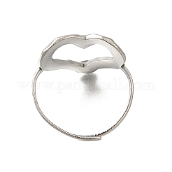 Bagues en acier inoxydable 304 pour femmes&nbsp;RJEW-S238-02P