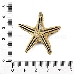 Messing Seestern Miniatur Figuren Statuen für Home Office Desktop Ornament&nbsp;KK-S335-06AB