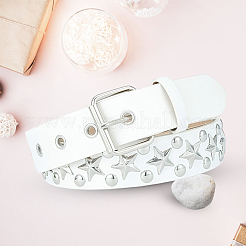 Ceintures à chaîne en cuir PU avec rivets en alliage étoile&nbsp;DIY-WH20007-291E