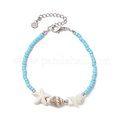 Braccialetti con perline di semi di vetro&nbsp;BJEW-JB11703