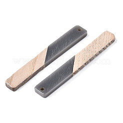 Gros pendentifs en résine et bois&nbsp;LS-X-RESI-T035-19-A01
