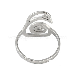 201 verstellbare Ringe aus Edelstahl für Damen&nbsp;RJEW-M008-02P
