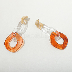 Ovale Ohrstecker aus Acryl&nbsp;FS-WG6993B-06