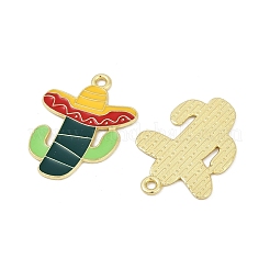 Pendenti in smalto in lega a tema cinco de mayo&nbsp;ENAM-V001-05F-G