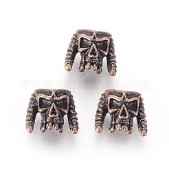 Perles en alliage de style tibétain&nbsp;PALLOY-E565-05R