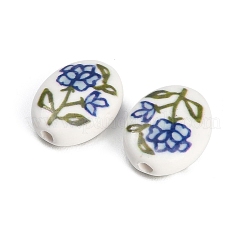 Perles de porcelaine à la main imprimés&nbsp;PR-CBAB520-01D