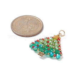 Pendenti intrecciati con perline di vetro&nbsp;PALLOY-JF02081