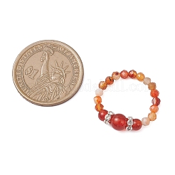 3 Stück Stretch-Ring-Sets mit natürlichen und synthetischen Edelsteinperlen für Damen&nbsp;RJEW-TA00218
