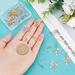 Kits para hacer aretes de árbol de la vida&nbsp;DIY-UN0003-30