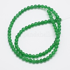 Natürliche und gefärbte Perle Malaysia Jade Stränge&nbsp;G-A146-4mm-A06