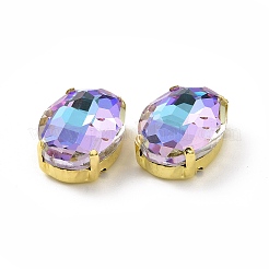 Ovaler Strass zum Aufnähen&nbsp;DIY-E062-06G-A03
