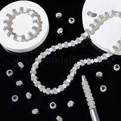 100 Stück Polymer-Ton-Strass-europäische Perlen&nbsp;RB-PH0001-54A