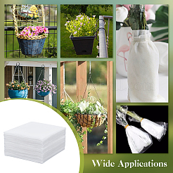 Coton absorbant à fleurs carrées&nbsp;DIY-WH0308-821B