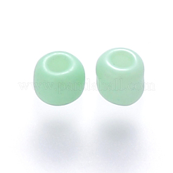 6/0 perles de rocaille rondes en verre de peinture de cuisson&nbsp;SEED-S036-01C-02