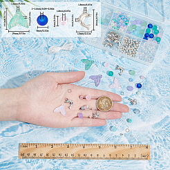 Kit para hacer pulseras con temática oceánica&nbsp;DIY-SC0024-75